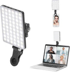 LED Clip-On Selfie & Video Conference Light – 3 Lighting Modes for iPhone, Laptop & Camera