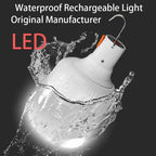 USB Rechargeable LED Camping Bulb with Hook | Portable Outdoor Hanging Light