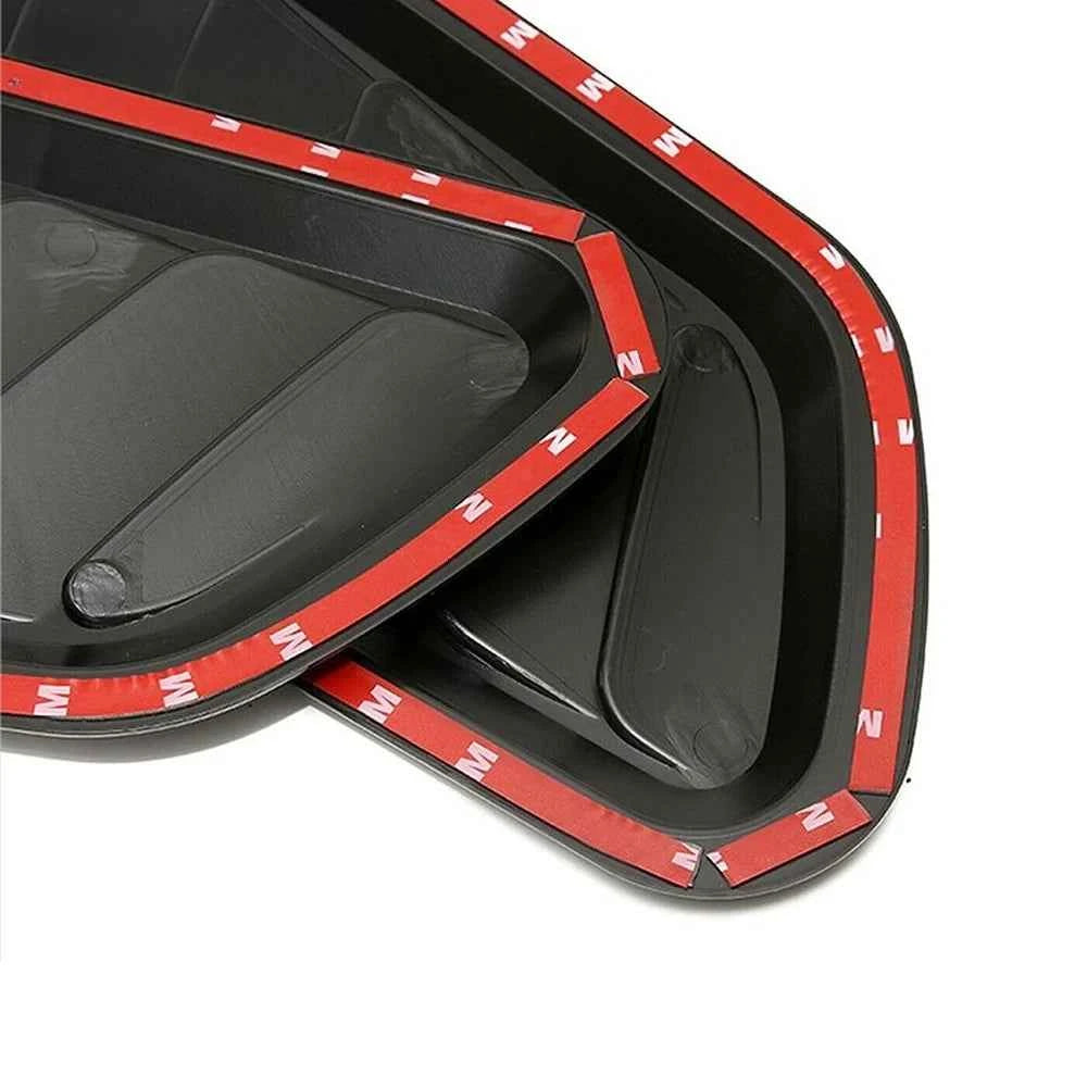 Universal Car Hood Scoop Carbon Fiber Vent Cover – Air Intake Styling (2PCS)