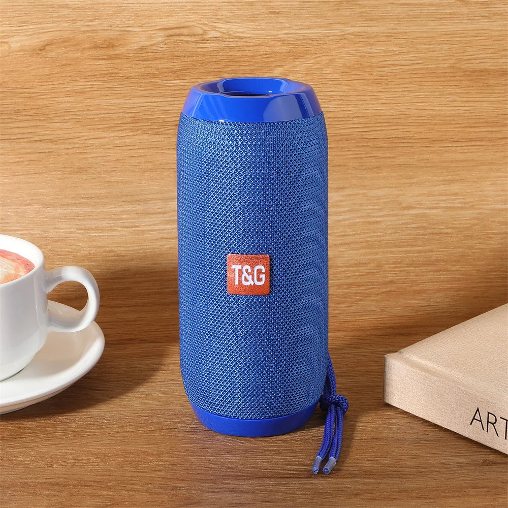 Portable Wireless Bluetooth Speaker – Subwoofer Bass, FM Radio, Hands-Free for Smartphones & Outdoor Use