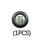 Round Digital LCD Thermometer Hygrometer – Temperature & Humidity Meter for Car, Home & Pet Box