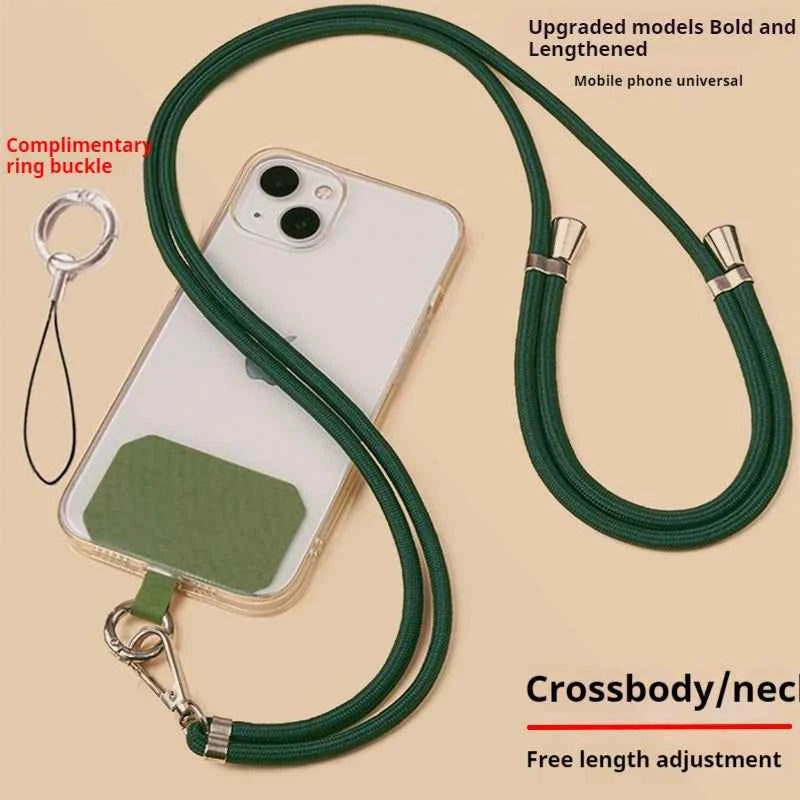 Universal Phone Lanyard Necklace Strap – Anti-Lost Crossbody Rope with Clip for All Smartphones