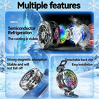 Rapuntek™ K20 Magnetic Phone Cooler – Semiconductor Cooling Fan with RGB Display for Mobile Gaming & Streaming