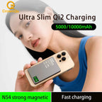 Wireless Magnetic Power Bank – Fast Charging Portable Battery for iPhone 12–17 Pro Max, Apple Watch & AirPods | 5000/10000mAh