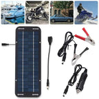 12V Solar Panel Trickle Battery Charger | IP65 for RV, Caravan, Boat & Car