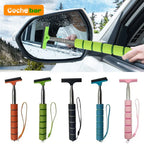 Telescopic Car Rearview Mirror Wiper – Handheld Glass Squeegee