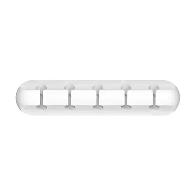 Silicone Cable Organizer Clips — Desktop Cable Management for USB & Earphone Cables