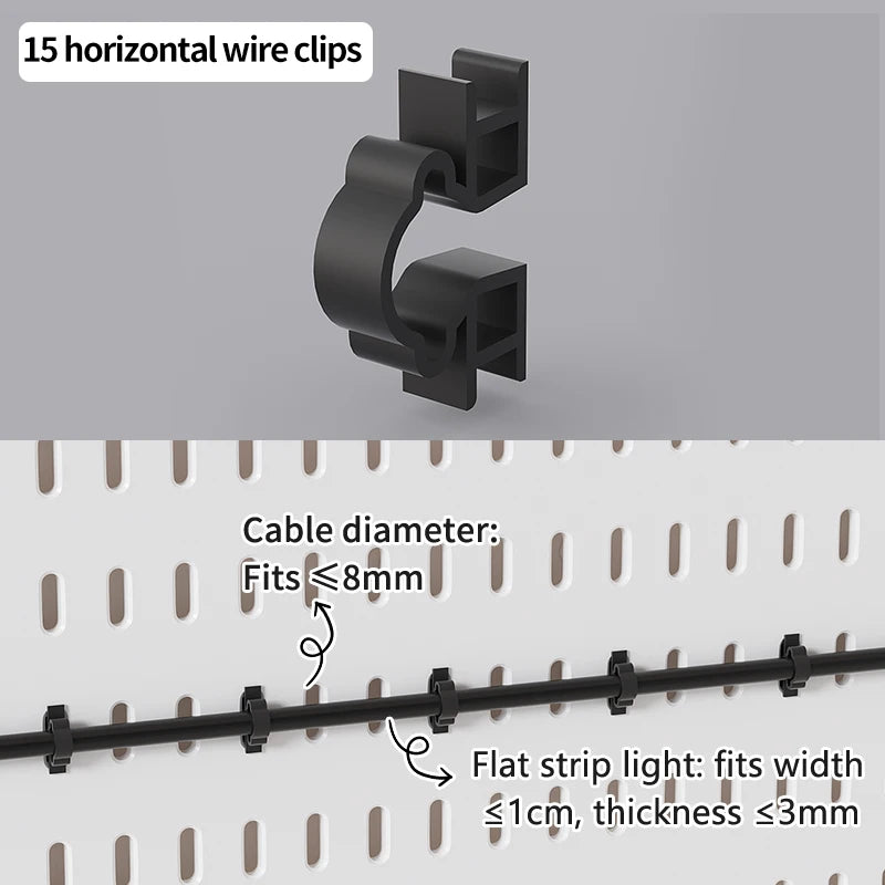 No-Drill Gaming Room Pegboard Wall Organizer – Controller, Headphone & Keyboard Storage Rack