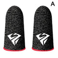 Esports Fingertip Sleeve Gloves – Carbon Fibre Sweatproof Anti-Slip Touch Screen Finger Cots for Mobile Gaming