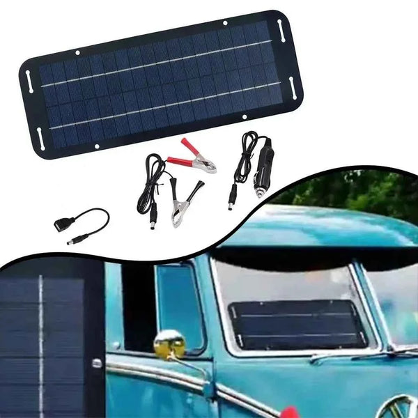 12V Solar Panel Trickle Battery Charger | IP65 for RV, Caravan, Boat & Car