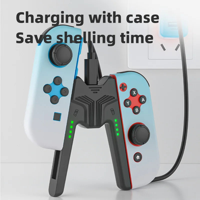 Aolion Joy-Con Charging Grip for Nintendo Switch & OLED – Portable Charging Dock Bracket