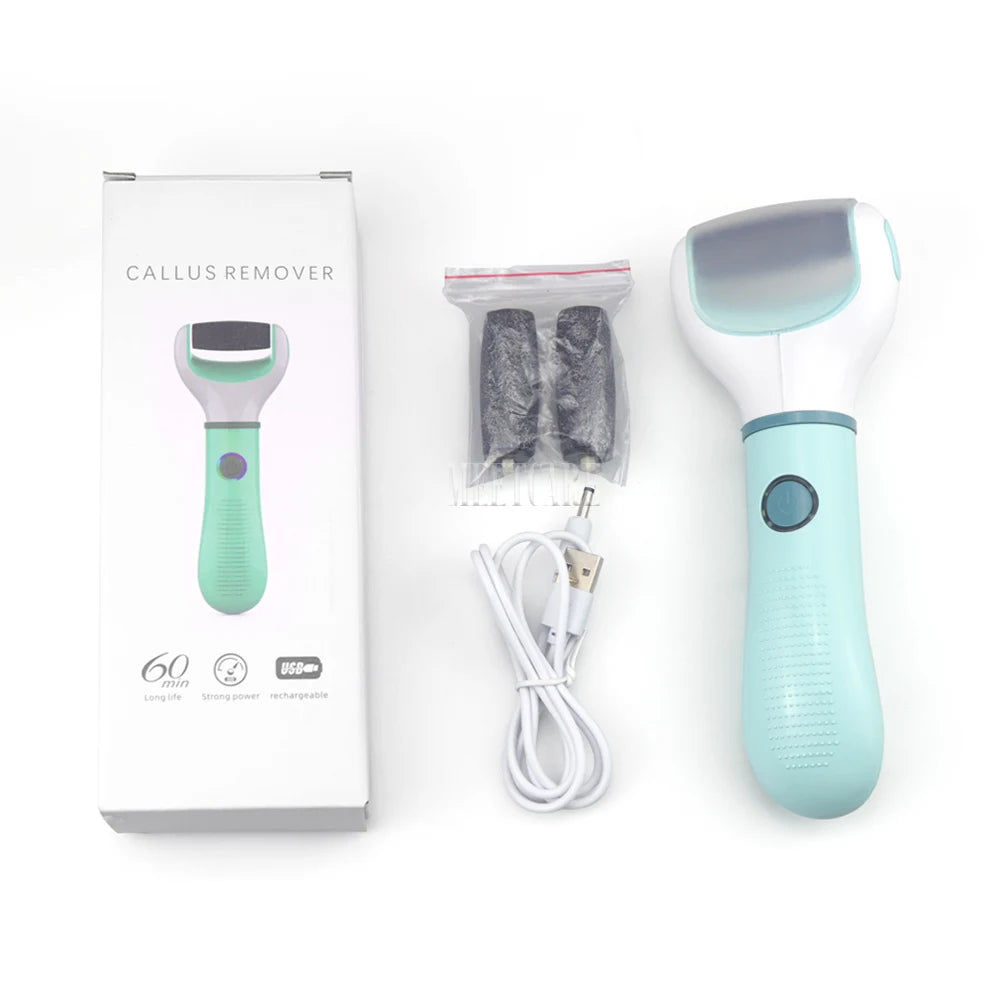 Electric Foot Grinder & Callus Remover — USB Rechargeable, Waterproof Grinding Head