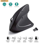 HOMEFISH Ergonomic Vertical Wireless Mouse – 2.4GHz, 3 DPI Levels, 6 Buttons for Laptop & PC
