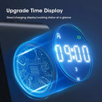 Rapuntek™ Wall-Mounted Automatic Sensor Fragrance Diffuser – USB Rechargeable with Clock | Home & Office Air Freshener
