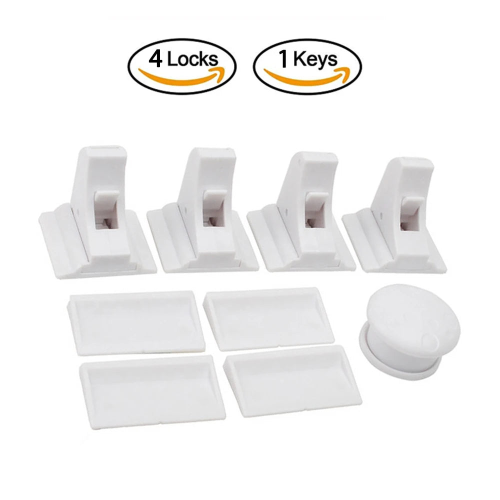 Magnetic Child Safety Lock – Baby-Proof Cabinet & Drawer Latch Set