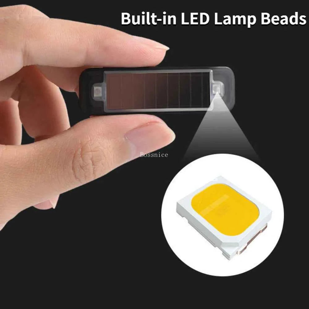Mini Solar LED Car Dummy Alarm Light – Wireless Anti-Theft Flashing Warning Lamp