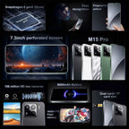 14T Pro 5G Smartphone | 7.3" HD Display, 8000mAh, Dual SIM, Android, Global Version