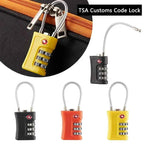 TSA Approved Travel Lock – 3-Digit Combination Zinc Alloy Luggage Lock