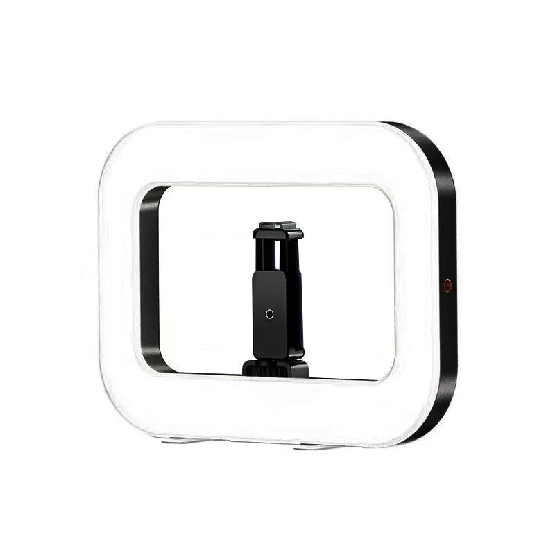 Portable Ring LED Selfie Light — Rabbit Cage Design | Live Streaming, Photography & Decoration