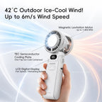 KINSCOTER Foldable Handheld Fan — 3600mAh, 100-Speed Control, Ice-Cool Technology