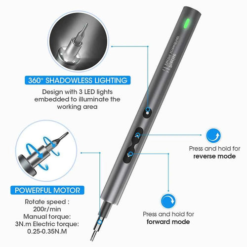 62-in-1 Precision Electric Screwdriver Set – Wireless Cordless Power Tool Kit