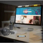 LED Monitor Light Bar – Eye-Care Stepless Dimming Screen Hanging Desk Lamp for Work & Gaming