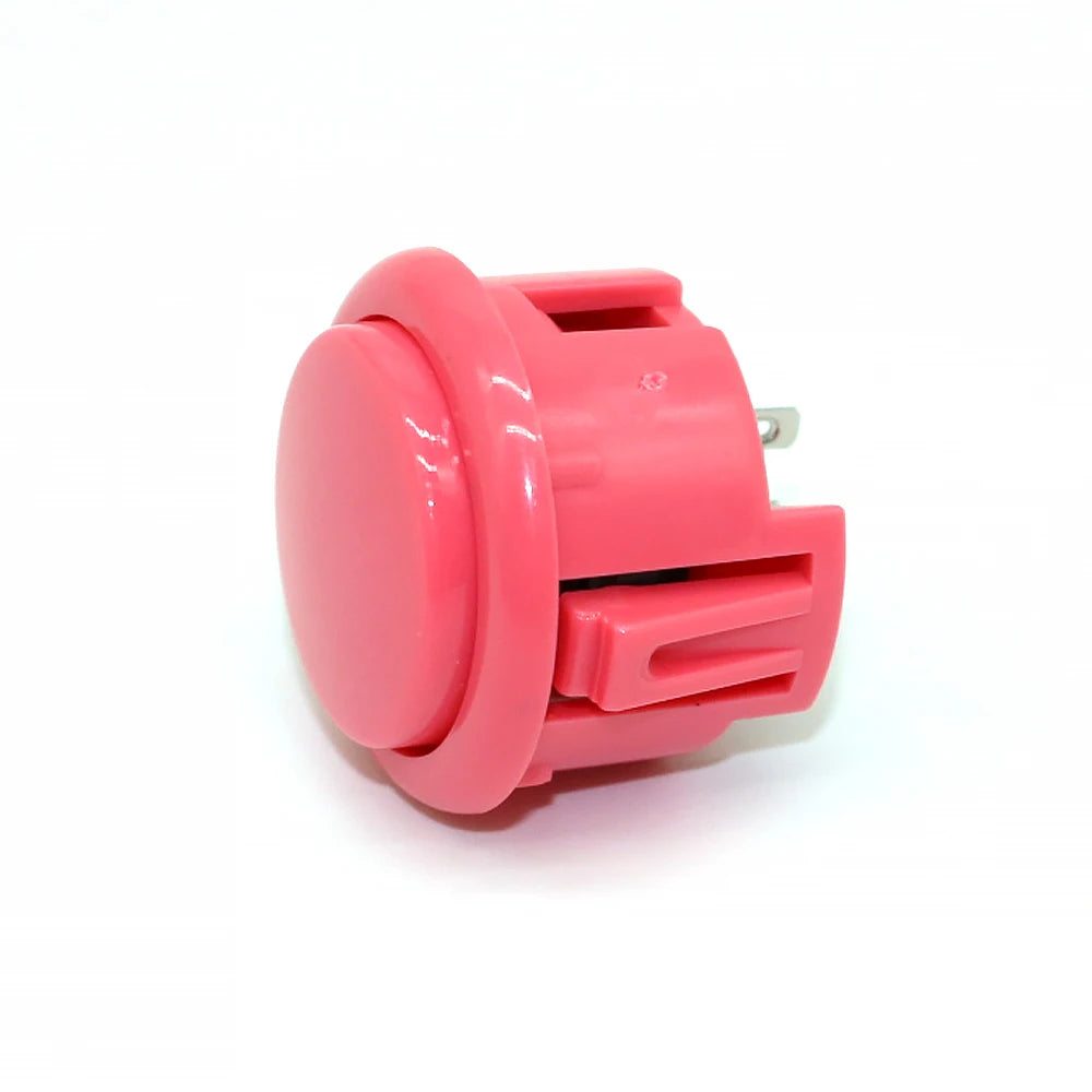 24mm & 30mm Arcade Push Buttons – Sanwa-Style Coin Start Switch for Hitbox & DIY Joystick