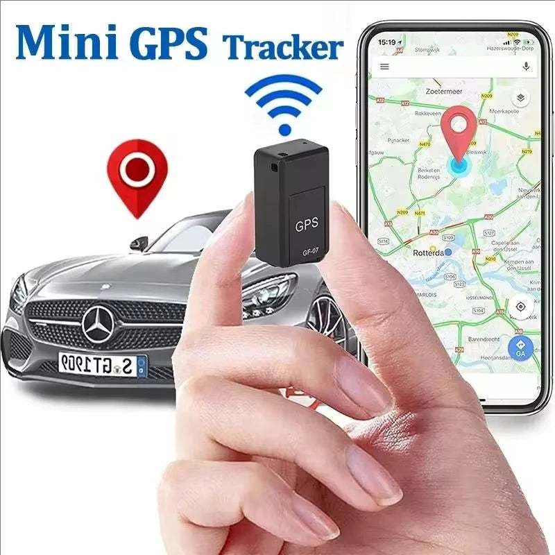 GF07 Mini GPS Tracker – Strong Magnetic Mount, Real-Time App Tracking, Anti-Lost Alarm for Cars & Vehicles