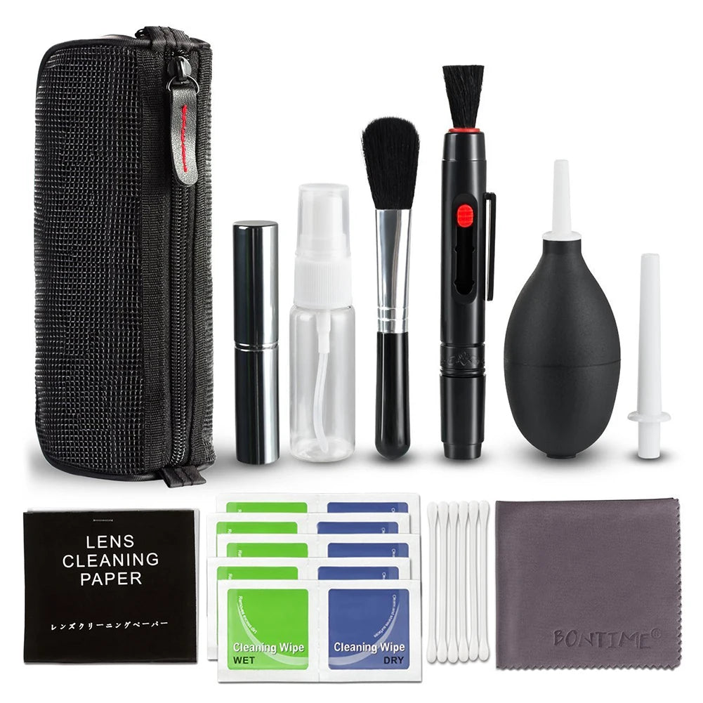 47-Piece Camera Cleaning Kit — DSLR Lens & Sensor Cleaning Set for Sony, Nikon, Canon & Fujifilm
