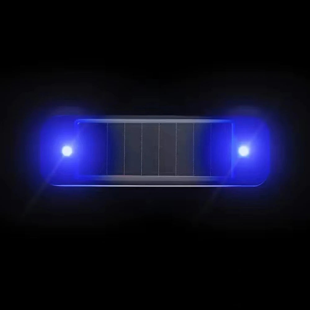 Mini Solar LED Car Dummy Alarm Light – Wireless Anti-Theft Flashing Warning Lamp