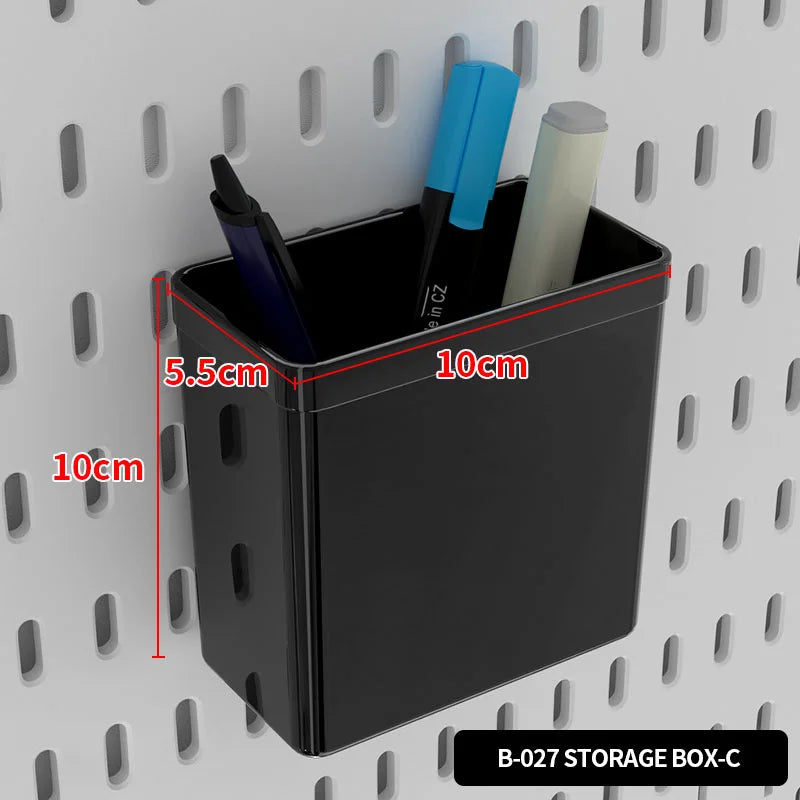 No-Drill Gaming Room Pegboard Wall Organizer – Controller, Headphone & Keyboard Storage Rack