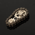 Bicycle Chain Finger Spinner – Silent CNC Stainless Steel Gear Fidget Toy