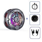 Rapuntek™ K20 Magnetic Phone Cooler – Semiconductor Cooling Fan with RGB Display for Mobile Gaming & Streaming