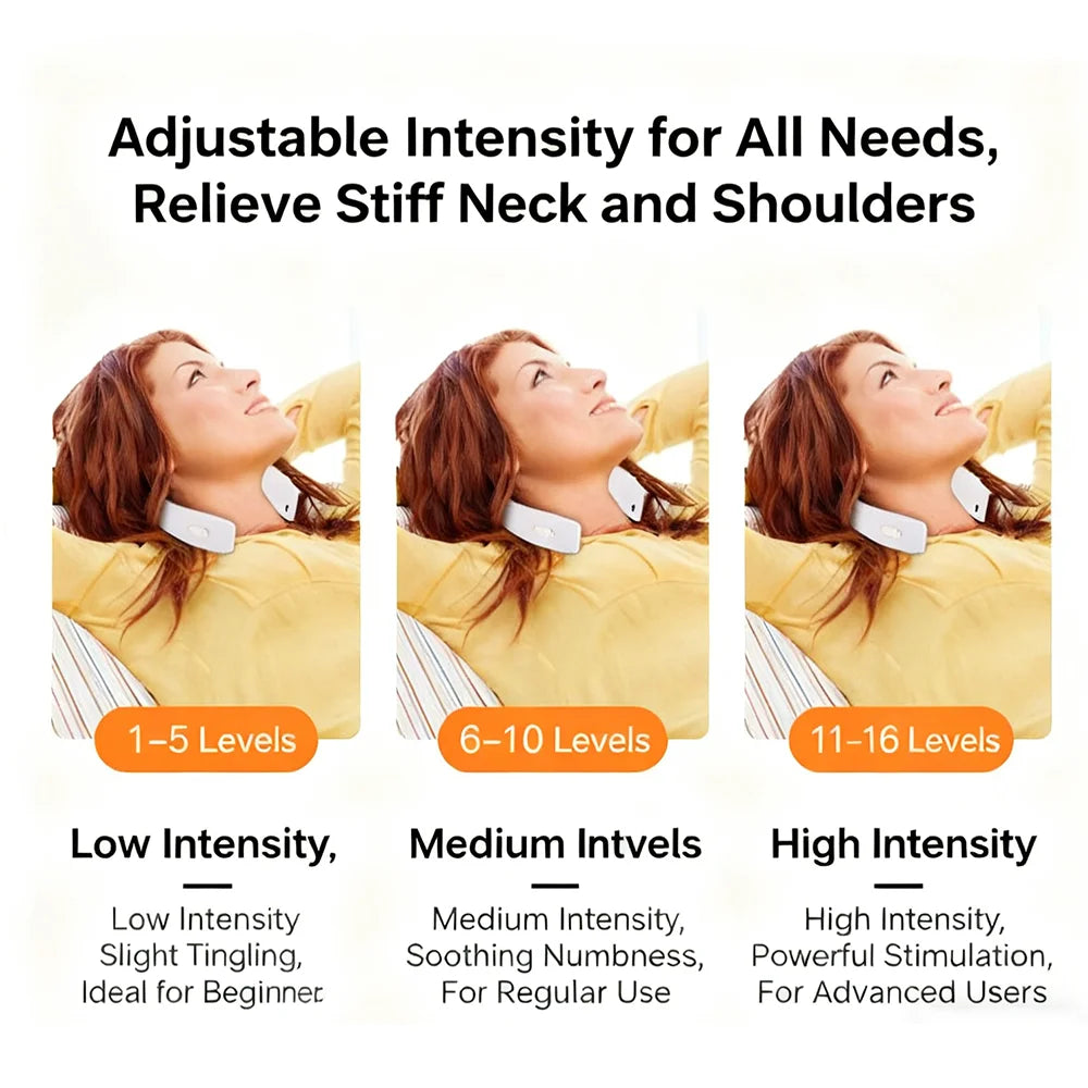 OREADEX Portable Neck & Cervical Spine Massager – Mini Electric Shoulder & Neck Relief Device