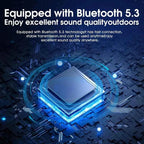 Outdoor Magnetic Bluetooth Speaker – Portable Mini Travel Stereo with RGB Light & Phone Holder for iOS & Android
