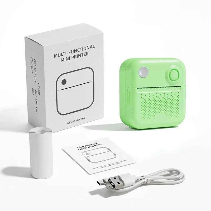 Dolewa D3 Mini Portable Thermal Printer — Bluetooth, Label & Photo Printing, No Ink Required