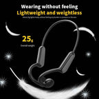 B8 Bone Conduction Bluetooth 5.3 Sport Headphones – IPX5 Waterproof Open Ear Wireless Headset for Running