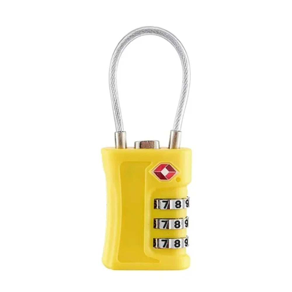 TSA Approved Travel Lock – 3-Digit Combination Zinc Alloy Luggage Lock