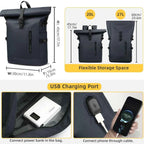 Anti-Theft Laptop Backpack 15.6" with USB Port – Waterproof Travel & Business Bag